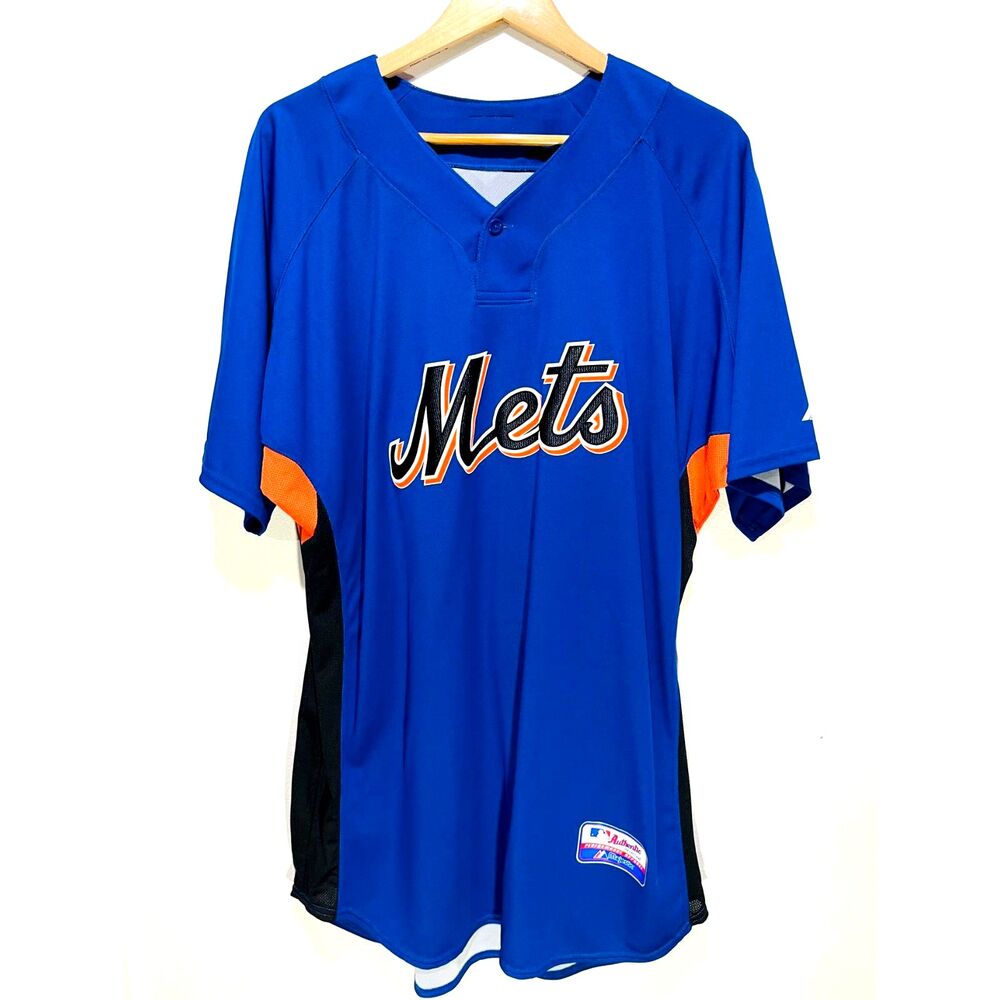 Authentic Collection Mets NY performance apparel majestic USA made men's 3XL